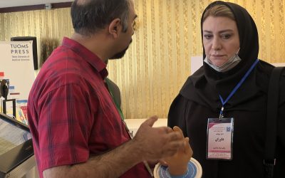 بازدید خانم دکتر داوران از محصولات شرکت بهبود عضو ثانی